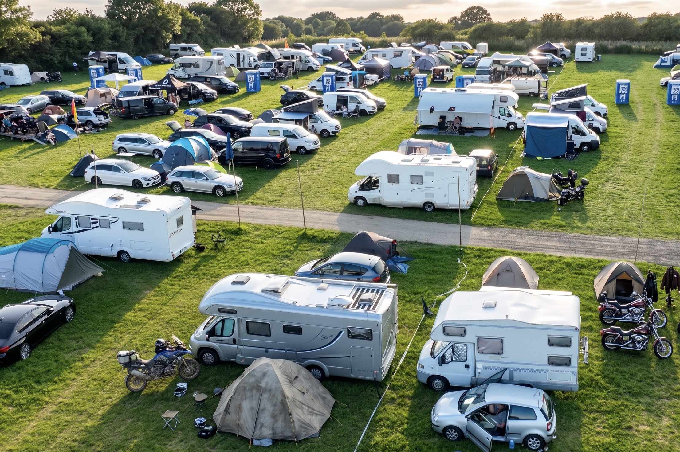 CAMPING WEISS vanuit de lucht — aanbevolen voor Grote Prijs van Oostenrijk in Spielberg